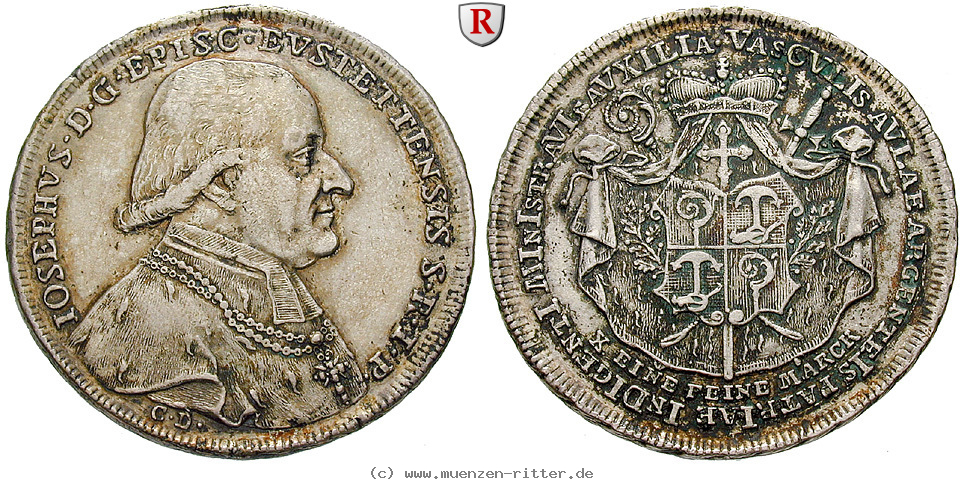 Klicken Sie auf das Bild um es auf Ihrem Rechner zu speichern eichstaett-bistum-joseph-von-stubenberg-taler/51423.jpg