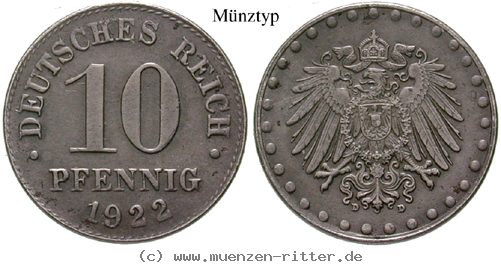 Klicken Sie auf das Bild um es auf Ihrem Rechner zu speichern erster-weltkrieg-10-pfennig/j298.jpg