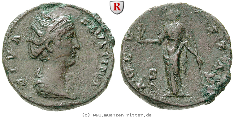 Klicken Sie auf das Bild um es auf Ihrem Rechner zu speichern faustina-i--frau-des-antoninus-pius-sesterz/67675.jpg