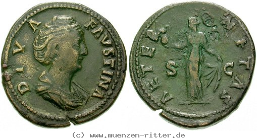 Klicken Sie auf das Bild um es auf Ihrem Rechner zu speichern faustina-i--frau-des-antoninus-pius-sesterz/l53rom95.jpg