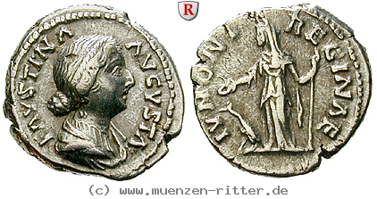 Klicken Sie auf das Bild um es auf Ihrem Rechner zu speichern faustina-ii--frau-des-marcus-aurelius-denar/103749.jpg