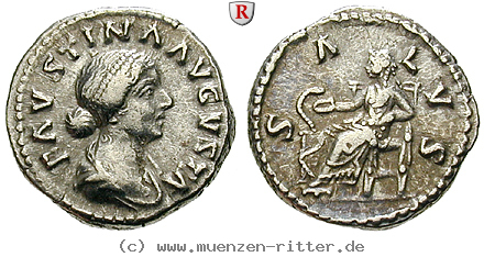 Klicken Sie auf das Bild um es auf Ihrem Rechner zu speichern faustina-ii--frau-des-marcus-aurelius-denar/103765.jpg