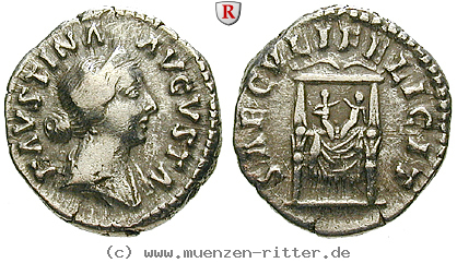 Klicken Sie auf das Bild um es auf Ihrem Rechner zu speichern faustina-ii--frau-des-marcus-aurelius-denar/103841.jpg