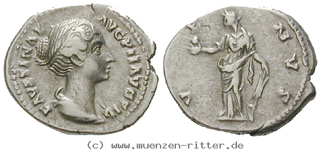 Klicken Sie auf das Bild um es auf Ihrem Rechner zu speichern faustina-ii--frau-des-marcus-aurelius-denar/20413.jpg
