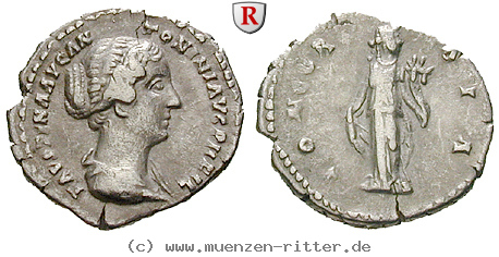Klicken Sie auf das Bild um es auf Ihrem Rechner zu speichern faustina-ii--frau-des-marcus-aurelius-denar/20422.jpg