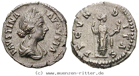 Klicken Sie auf das Bild um es auf Ihrem Rechner zu speichern faustina-ii--frau-des-marcus-aurelius-denar/22707.jpg
