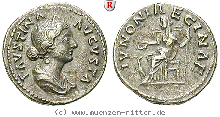 Klicken Sie auf das Bild um es auf Ihrem Rechner zu speichern faustina-ii--frau-des-marcus-aurelius-denar/36444.jpg