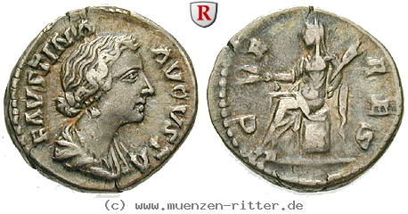 Klicken Sie auf das Bild um es auf Ihrem Rechner zu speichern faustina-ii--frau-des-marcus-aurelius-denar/40686.jpg