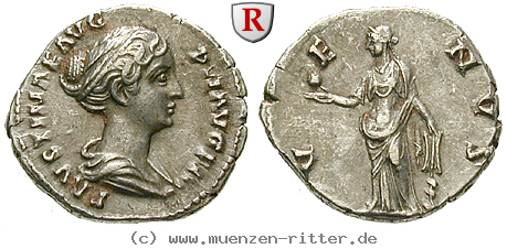 Klicken Sie auf das Bild um es auf Ihrem Rechner zu speichern faustina-ii--frau-des-marcus-aurelius-denar/40687.jpg