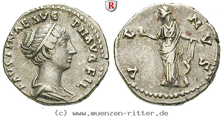 Klicken Sie auf das Bild um es auf Ihrem Rechner zu speichern faustina-ii--frau-des-marcus-aurelius-denar/44867.jpg