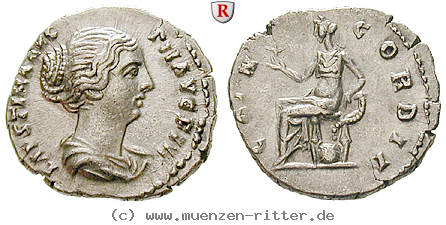 Klicken Sie auf das Bild um es auf Ihrem Rechner zu speichern faustina-ii--frau-des-marcus-aurelius-denar/47712.jpg