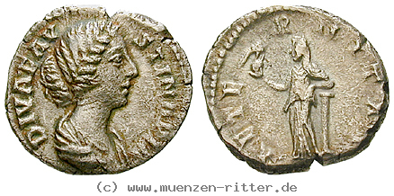 Klicken Sie auf das Bild um es auf Ihrem Rechner zu speichern faustina-ii--frau-des-marcus-aurelius-denar/49507.jpg