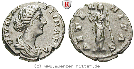 Klicken Sie auf das Bild um es auf Ihrem Rechner zu speichern faustina-ii--frau-des-marcus-aurelius-denar/79348.jpg