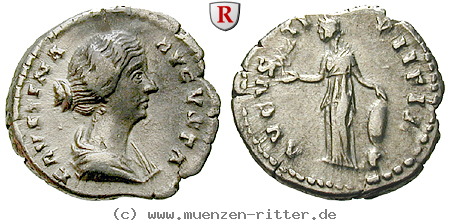 Klicken Sie auf das Bild um es auf Ihrem Rechner zu speichern faustina-ii--frau-des-marcus-aurelius-denar/96879.jpg