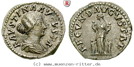 Klicken Sie auf das Bild um es auf Ihrem Rechner zu speichern faustina-ii--frau-des-marcus-aurelius-denar/98353.jpg