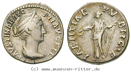 Klicken Sie auf das Bild um es auf Ihrem Rechner zu speichern faustina-ii--frau-des-marcus-aurelius-denar/erom10395.jpg
