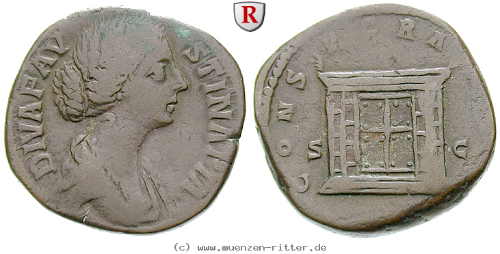 Klicken Sie auf das Bild um es auf Ihrem Rechner zu speichern faustina-ii--frau-des-marcus-aurelius-sesterz/45858.jpg