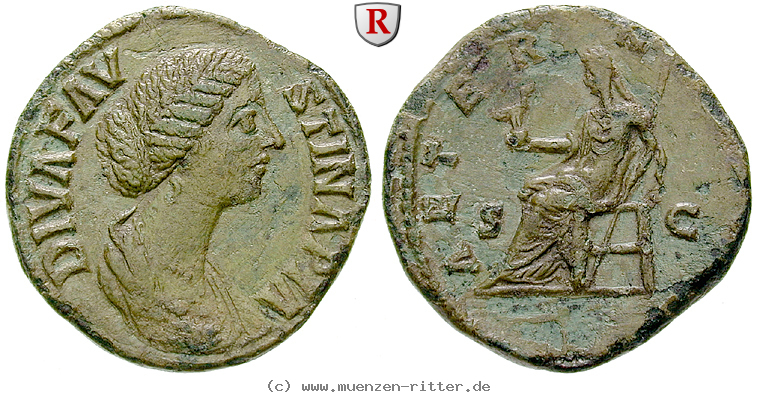 Klicken Sie auf das Bild um es auf Ihrem Rechner zu speichern faustina-ii--frau-des-marcus-aurelius-sesterz/55104.jpg