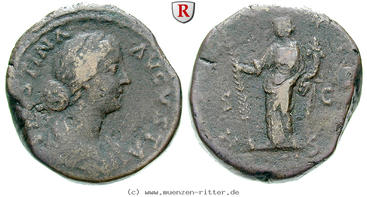 Klicken Sie auf das Bild um es auf Ihrem Rechner zu speichern faustina-ii--frau-des-marcus-aurelius-sesterz/67684.jpg
