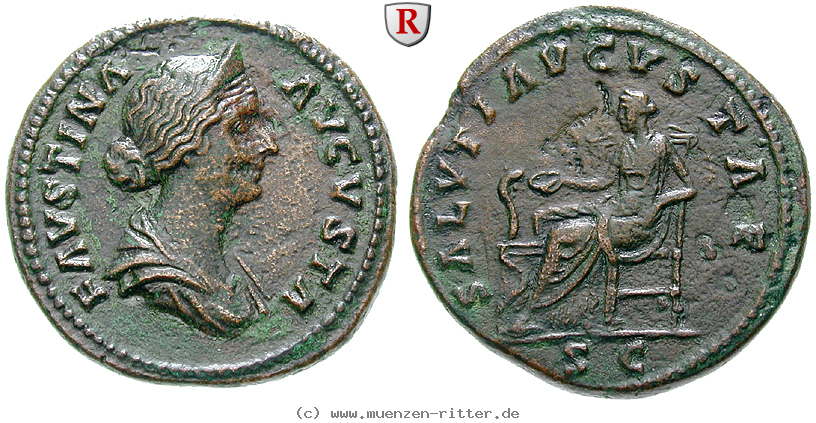 Klicken Sie auf das Bild um es auf Ihrem Rechner zu speichern faustina-ii--frau-des-marcus-aurelius-sesterz/94506.jpg