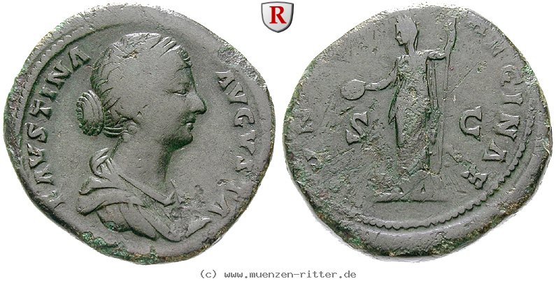 Klicken Sie auf das Bild um es auf Ihrem Rechner zu speichern faustina-ii--frau-des-marcus-aurelius-sesterz/erom4939.jpg