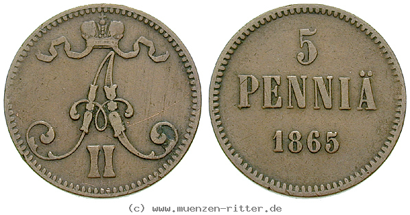 Klicken Sie auf das Bild um es auf Ihrem Rechner zu speichern finnland-alexander-ii-5-penniae/16850.jpg