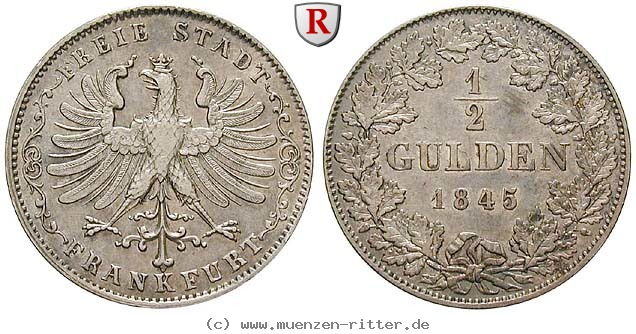 Klicken Sie auf das Bild um es auf Ihrem Rechner zu speichern frankfurt-stadt-1-2-gulden/81637.jpg