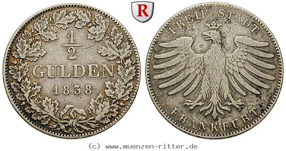 Klicken Sie auf das Bild um es auf Ihrem Rechner zu speichern frankfurt-stadt-1-2-gulden/eadt1956.jpg