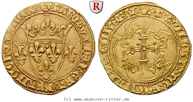 Klicken Sie auf das Bild um es auf Ihrem Rechner zu speichern frankreich-charles-vii-ecu-d-or--la-couronne/84678.jpg
