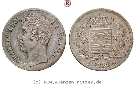 Klicken Sie auf das Bild um es auf Ihrem Rechner zu speichern frankreich-charles-x-1-2-franc/82967.jpg