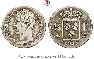 Klicken Sie auf das Bild um es auf Ihrem Rechner zu speichern frankreich-charles-x-1-4-franc/82997.jpg