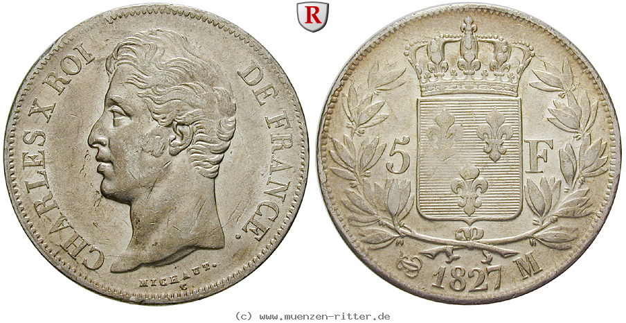 Klicken Sie auf das Bild um es auf Ihrem Rechner zu speichern frankreich-charles-x-5-francs/29637.jpg