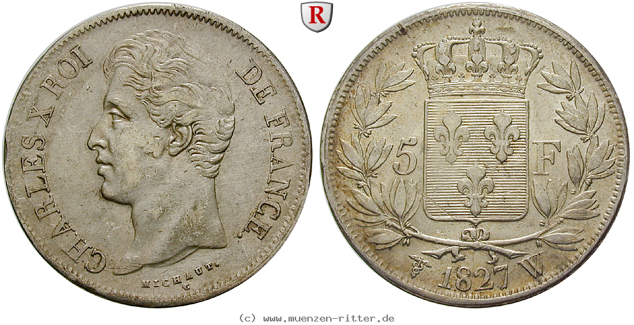 Klicken Sie auf das Bild um es auf Ihrem Rechner zu speichern frankreich-charles-x-5-francs/29644.jpg