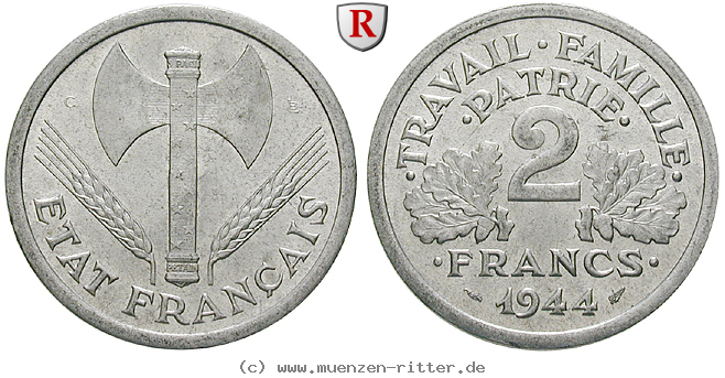 Klicken Sie auf das Bild um es auf Ihrem Rechner zu speichern frankreich-force-francaises-libres-2-francs/82970.jpg