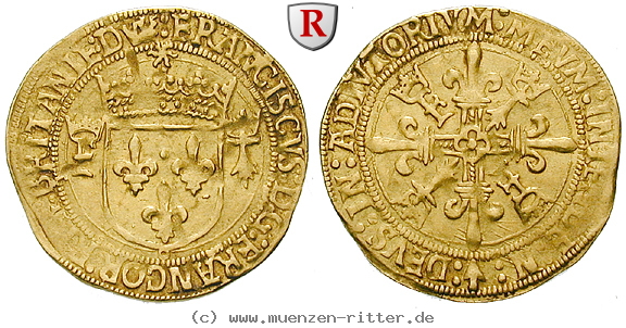 Klicken Sie auf das Bild um es auf Ihrem Rechner zu speichern frankreich-francois-i-ecu-d-or-au-soleil-au-bretagne/43461.jpg