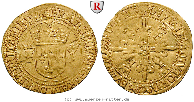 Klicken Sie auf das Bild um es auf Ihrem Rechner zu speichern frankreich-francois-i-ecu-d-or-au-soleil-au-bretagne/61477.jpg