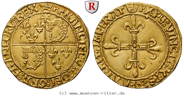 Klicken Sie auf das Bild um es auf Ihrem Rechner zu speichern frankreich-francois-i-ecu-d-or-au-soleil-du-dauphin-/62803.jpg