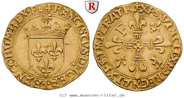 Klicken Sie auf das Bild um es auf Ihrem Rechner zu speichern frankreich-francois-i-ecu-d-or-au-soleil/28430.jpg
