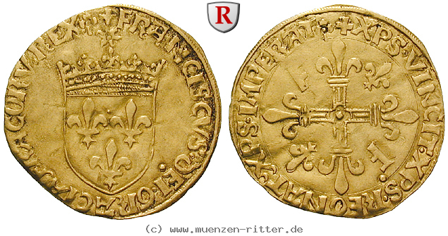 Klicken Sie auf das Bild um es auf Ihrem Rechner zu speichern frankreich-francois-i-ecu-d-or-au-soleil/28470.jpg