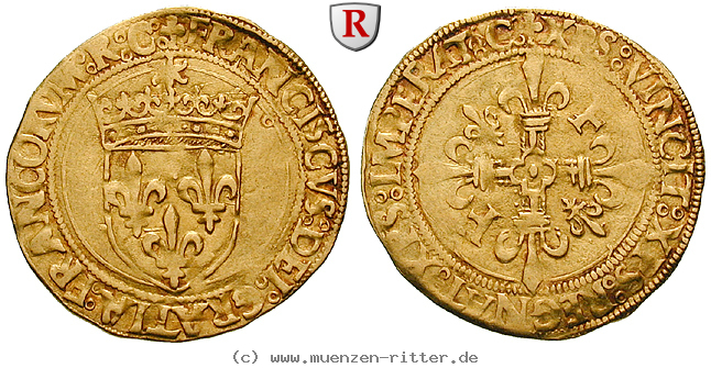 Klicken Sie auf das Bild um es auf Ihrem Rechner zu speichern frankreich-francois-i-ecu-d-or-au-soleil/52960.jpg