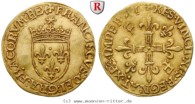 Klicken Sie auf das Bild um es auf Ihrem Rechner zu speichern frankreich-francois-i-ecu-d-or-au-soleil/84371.jpg