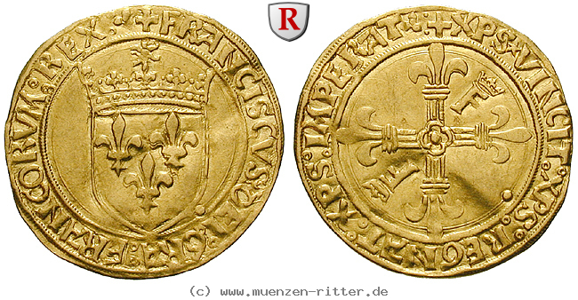Klicken Sie auf das Bild um es auf Ihrem Rechner zu speichern frankreich-francois-i-ecu-d-or-au-soleil/87629.jpg