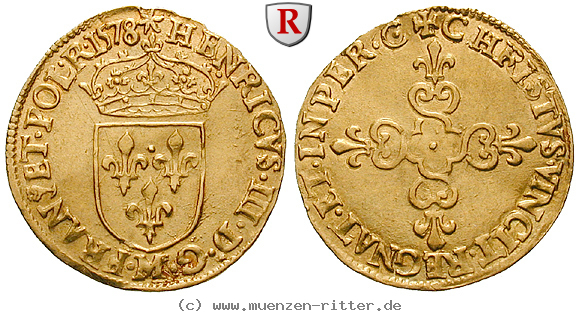 Klicken Sie auf das Bild um es auf Ihrem Rechner zu speichern frankreich-henri-iii-ecu-d-or-au-soleil/61479.jpg