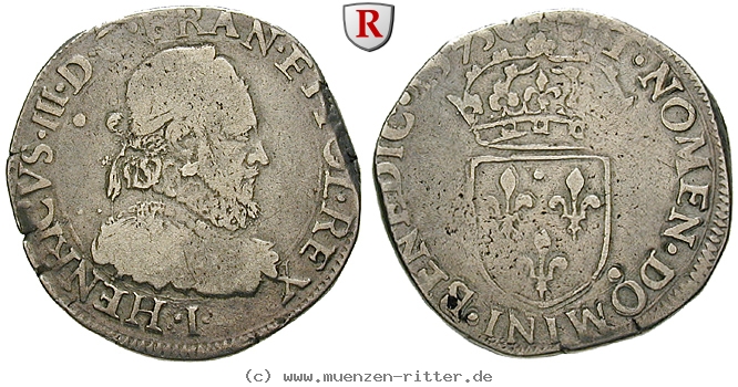 Klicken Sie auf das Bild um es auf Ihrem Rechner zu speichern frankreich-henri-iii-teston/102471.jpg
