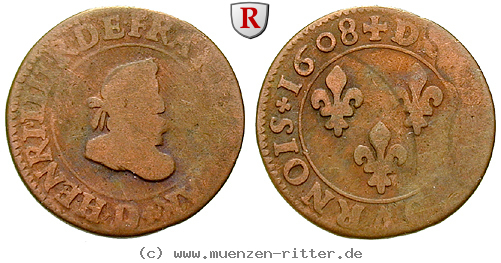 Klicken Sie auf das Bild um es auf Ihrem Rechner zu speichern frankreich-henri-iv-double-tournois/28110.jpg