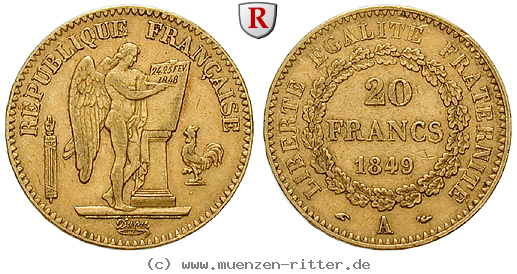 Klicken Sie auf das Bild um es auf Ihrem Rechner zu speichern frankreich-ii-republik-20-francs/91722.jpg