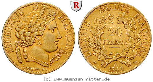 Klicken Sie auf das Bild um es auf Ihrem Rechner zu speichern frankreich-ii-republik-20-francs/95911.jpg