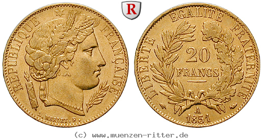 Klicken Sie auf das Bild um es auf Ihrem Rechner zu speichern frankreich-ii-republik-20-francs/98892.jpg