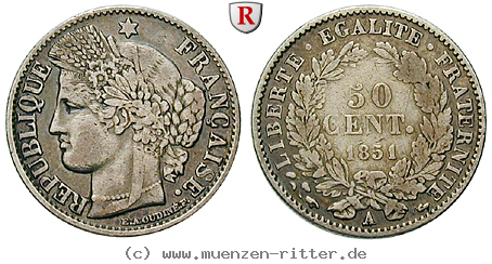 Klicken Sie auf das Bild um es auf Ihrem Rechner zu speichern frankreich-ii-republik-50-centimes/67184.jpg