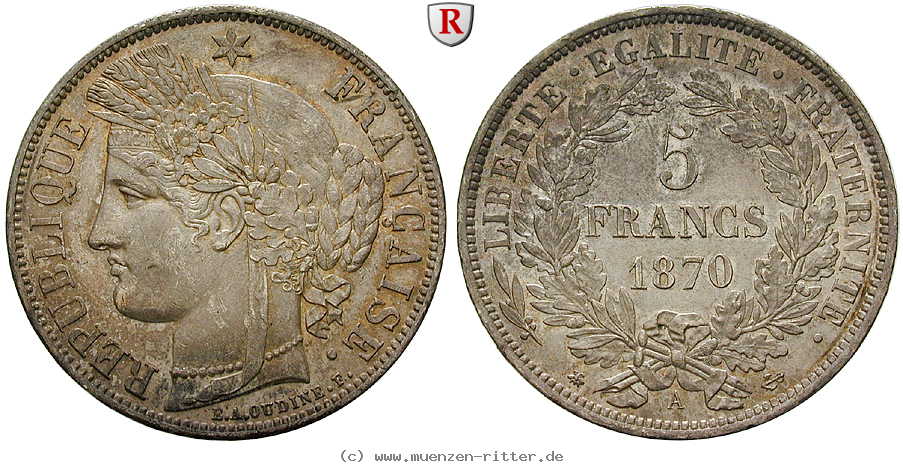 Klicken Sie auf das Bild um es auf Ihrem Rechner zu speichern frankreich-iii-republik-5-francs/91795.jpg